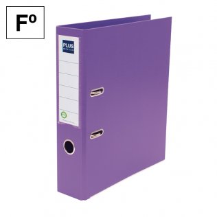 Archivador Plus Office Folio Lomo 75 mm Violeta